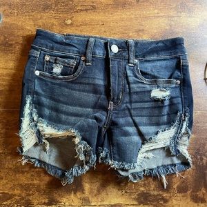 American Eagle Midi cut off shorts